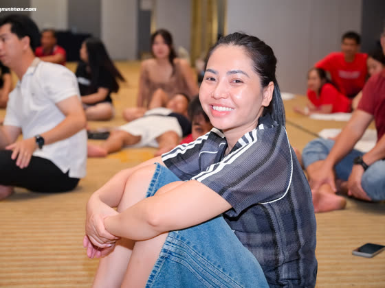 Nguyễn Ngọc Giàu tại lớp đào tạo